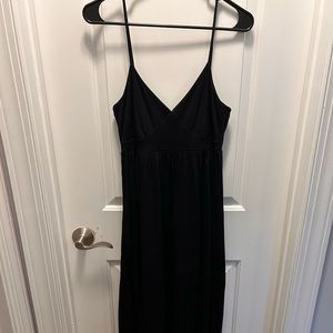 Gap black Jersey maxi dress size medium